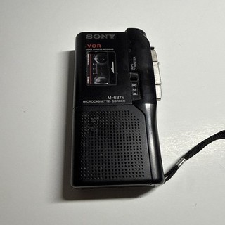Sony M 627V Microcassette VOR Voice Recorder Dictaphone Tested Works