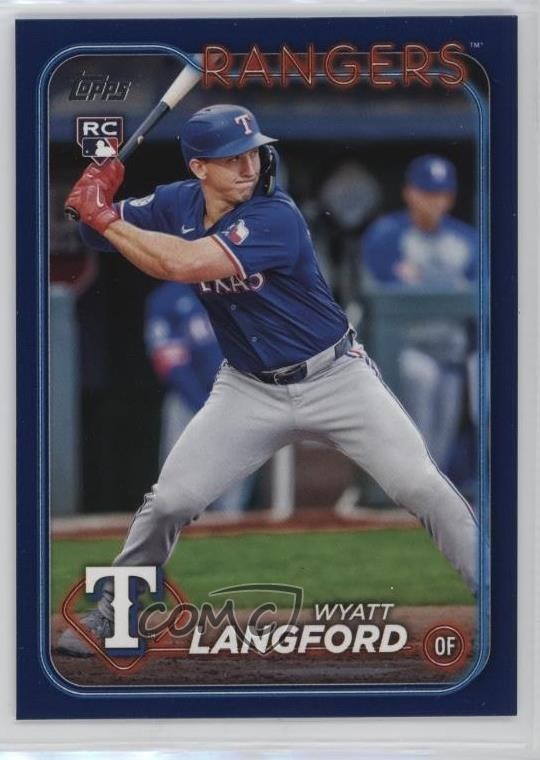 2024 Topps Update Royal Blue Wyatt Langford #US151 19zn