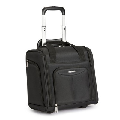 Amazon Basics Underseat Carry On Luggage with Wheels and Handle 14 Rolling