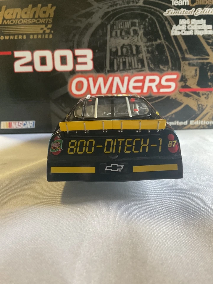 2003 #87 ditech.com Kyle Busch Team Caliber Owners Rookie Stripes 1:24 Foto 3 de 3