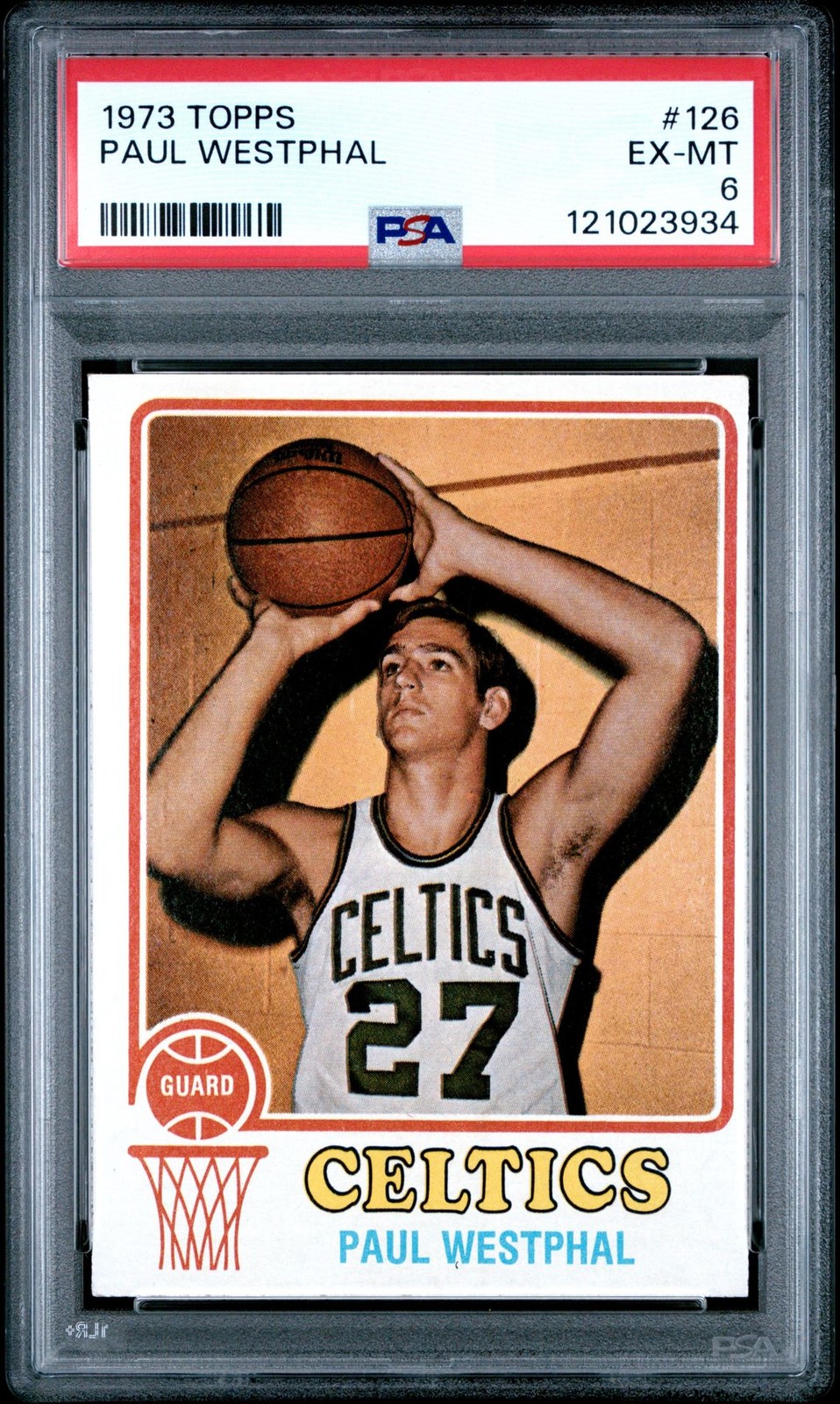 1973 Topps PAUL WESTPHAL #126 ROOKIE PSA 6 EX-MT