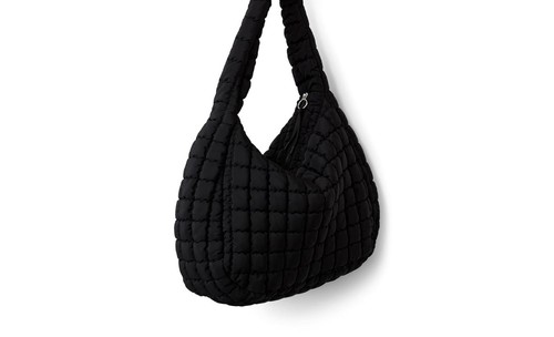 FP Movement by Free People Quilted Carryall in Black NWT