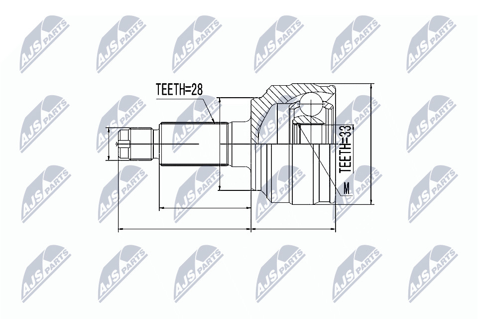 Nty Joint Set OE Zu Vergl.: GP34-28-50XB For Mazda - Image 12