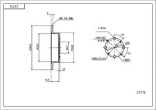 Disque de frein Honda NSX