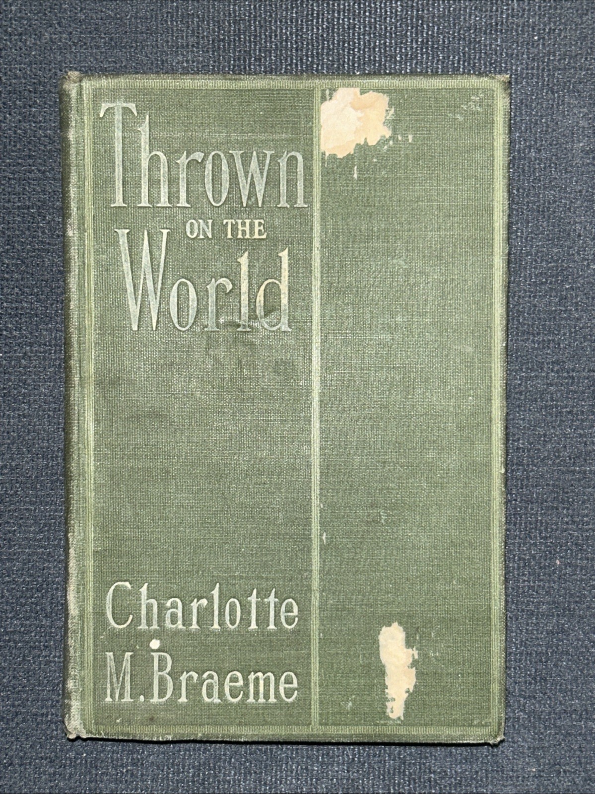 Charlotte Braeme - Thrown To The World 1909 Hurst & Company HB