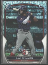 2023 Bowman Chrome #BCP-151 Juan Benjamin Prospects Mojo Refractor