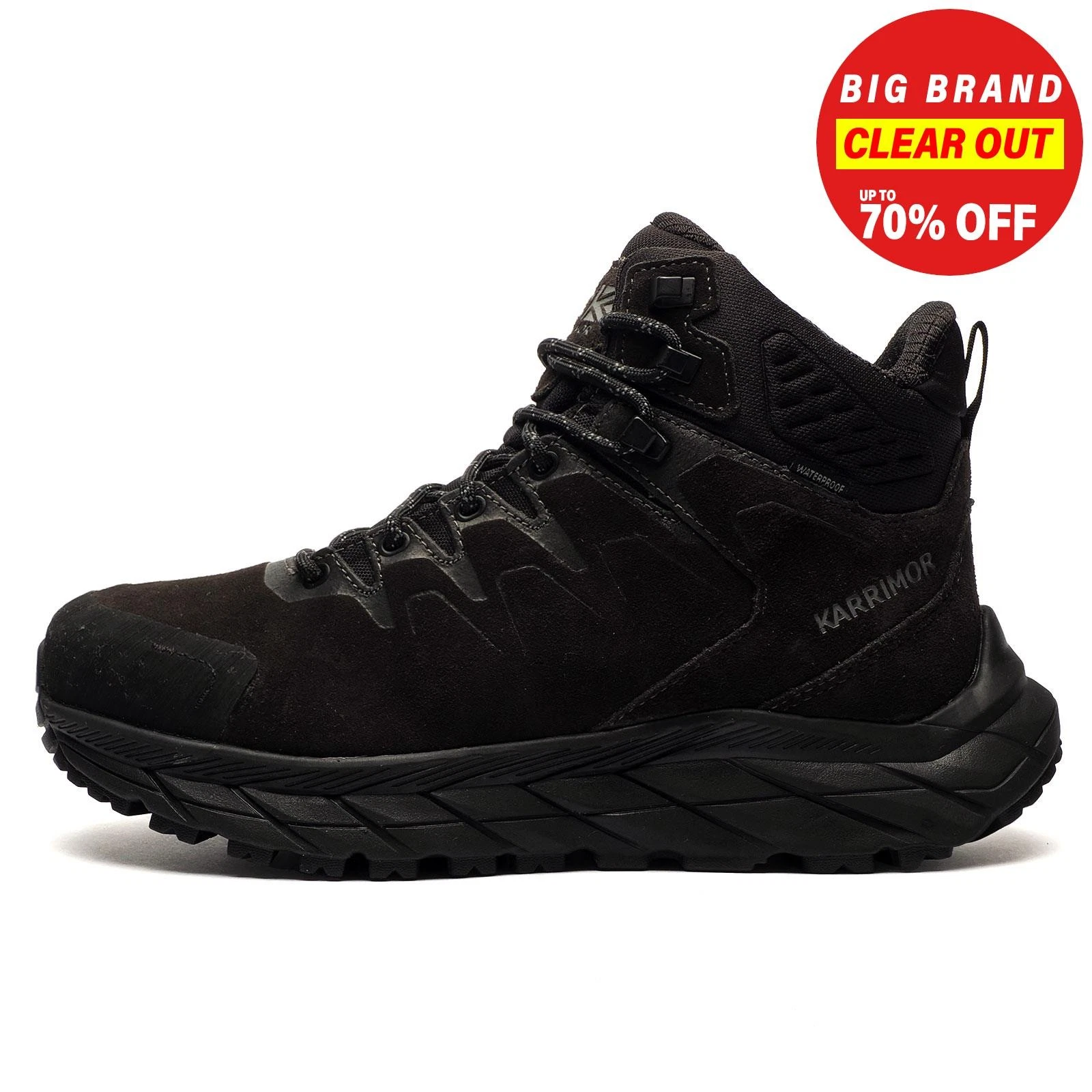 Karrimor Premium Goshawk Mid Mens Walking Hiking Boots Waterproof Outdoor Shoes