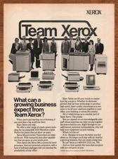 1990 Xerox Typewriters/Copy Machines Vintage Print Ad/Poster Office Tech Art 90s