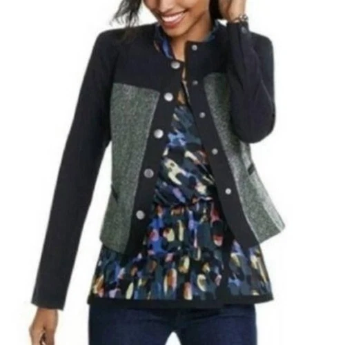 VETEMENTS Giacca blazer CABI Panel Media Career abbigliamento da lavoro business piccola