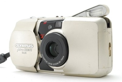 [Near MINT] Olympus μ mju Zoom 70 Deluxe 35-70mm Point & Shoot Film Camera JAPAN
