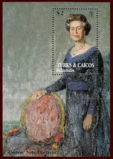 Turks & Caicos Islands. Queen Mother, 95th Birthday. 1995. Scott 1168. MNH