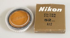NIKON 52MM A12 FILTER W/CASE, NEW