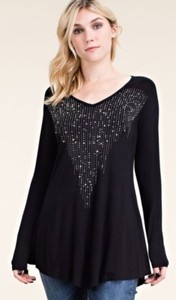 black shirt tunic