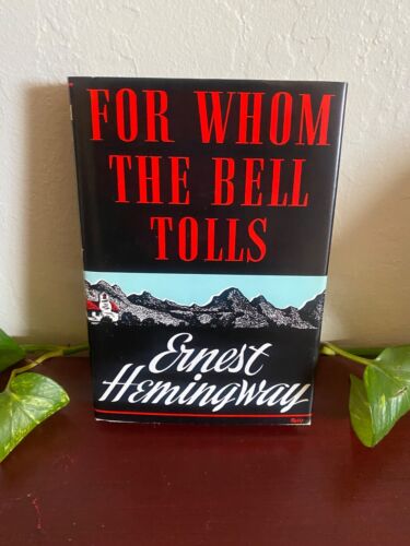 Für wen die Glocke maut Ernest Hemingway Erstausgabe Bibliothek mit Schuber fein
