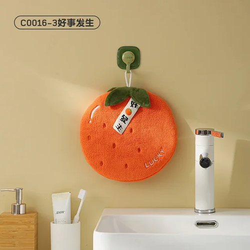 Cute Animal Hand Towel Bathroom Kitchen Hanging Wipe Thick Absorbent Towels NEW - Picture 16 of 33