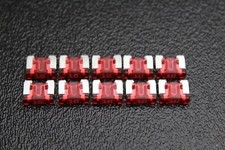 10 PACK ATM LOW PROFILE 10 AMP FUSE FUSES BLADE CIRCUIT 2 LEG MICRO ATMLP10