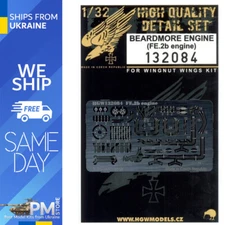 HGW 132084 1/32 Photo-etched for FE.2B ENGINE for Wingnut Wings