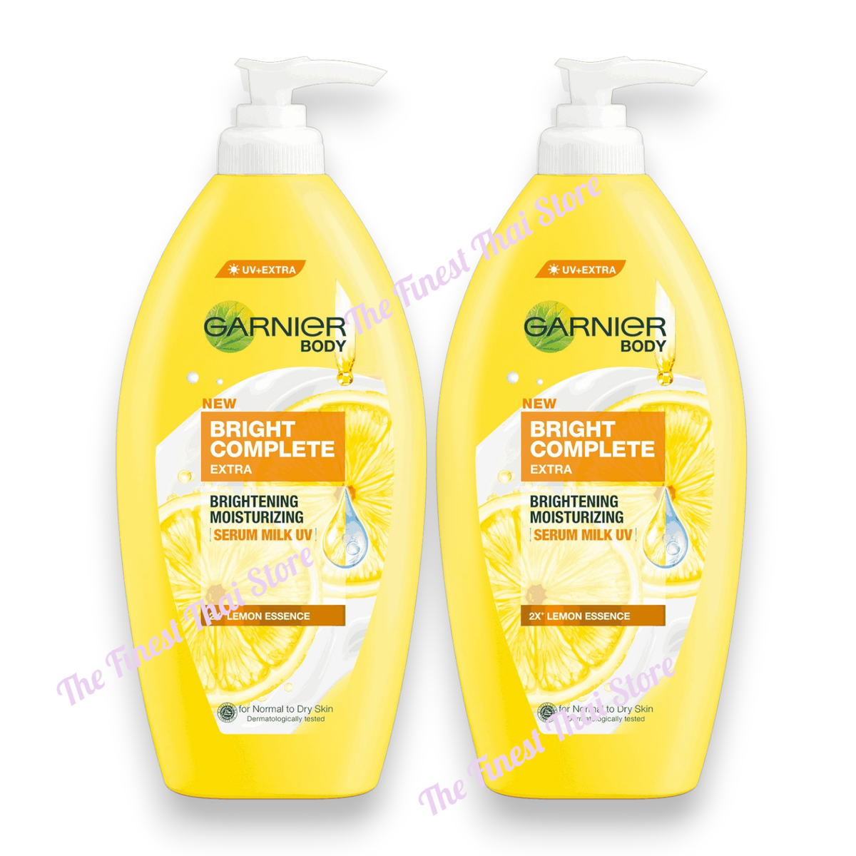 4x400ml Garnier Light Extra Whitening Repairing Milk Body