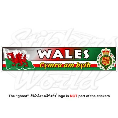 WALES Welsh CYMRU UK Britisch Wappen National Emblem 180mm Vinyl Aufkleber