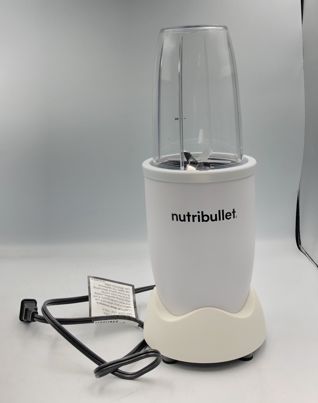 Nutribullet Blender NB-WL088D-23 White 600W Blender 24oz Smoothies Shakes