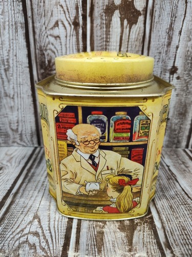 MR.DINWOODIES OLD ENGLISH FAMOUS ASSORTED BOILED SWEET ADVERTISIGN TIN BOX EMPTY - Picture 5 of 7