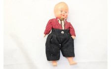Vintage Hard Plastic Doll 6" tall legs arms not attached