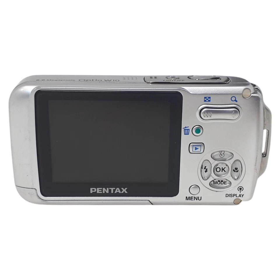 Pentax Optio W10 Water Proof 6MP 3x Zoom Digital Compact Camera UNTESTED E5662 - Image 4 of 4