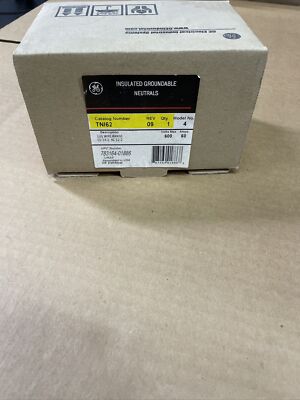 1 NEW GE General Electric TNI62 Insulated Grounded Neutrals