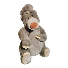 Disney Store Baloo Plush Exclusive 16" Jungle Book Bear Vintage HTF Gray