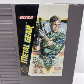 Metal Gear (Nintendo Entertainment System NES, 1988) Authentic Cartridge Tested