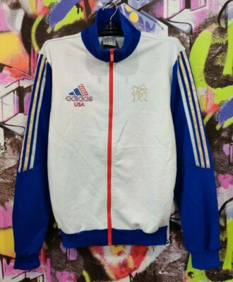 USA Team Olympic Games 2012 London Adidas Longsleeve Full Zip 