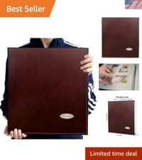 Classic Waterproof Self-Adhesive Photo Album - Handmade Leather Family Keepsake