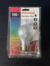 Rare NOS Vintage Decorative Frost Light Bulb Sylvania A19 100 Watts