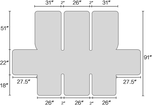 2/3 Seat Recliner Cover Couch Loveseat Slipcover Pet Dog Mat Protector - Picture 62 of 108
