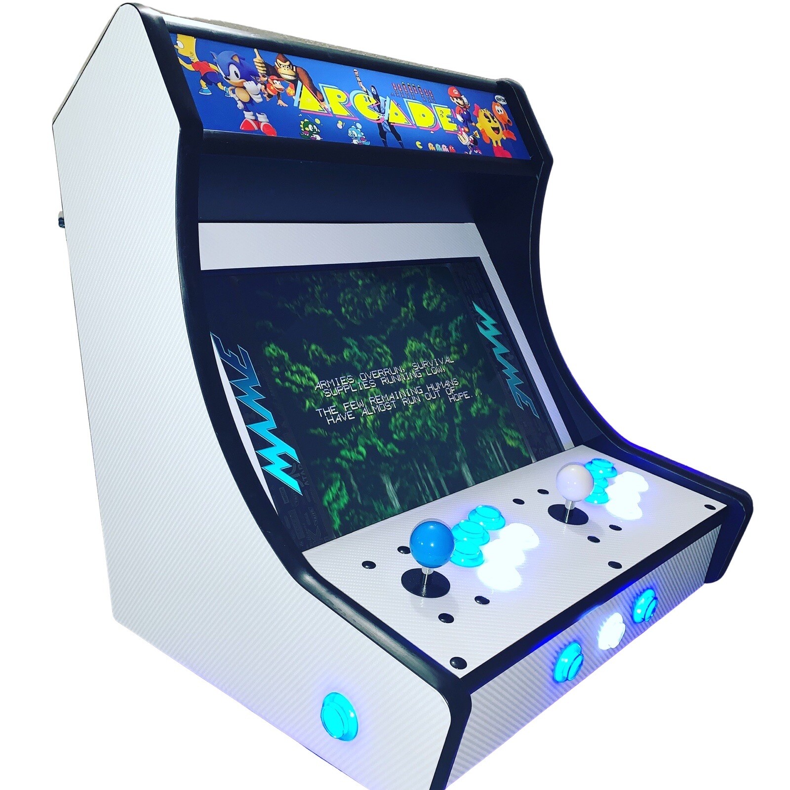 CUSTOM “Choose Your Own Artwork” Multicade Table Bartop Arcade ...