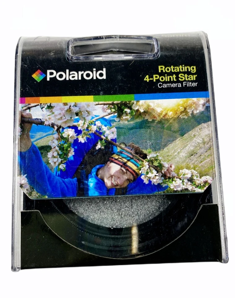 Polaroid Rotating 4-Point Star Camera Filter 55mm Black - Image 2 of 4