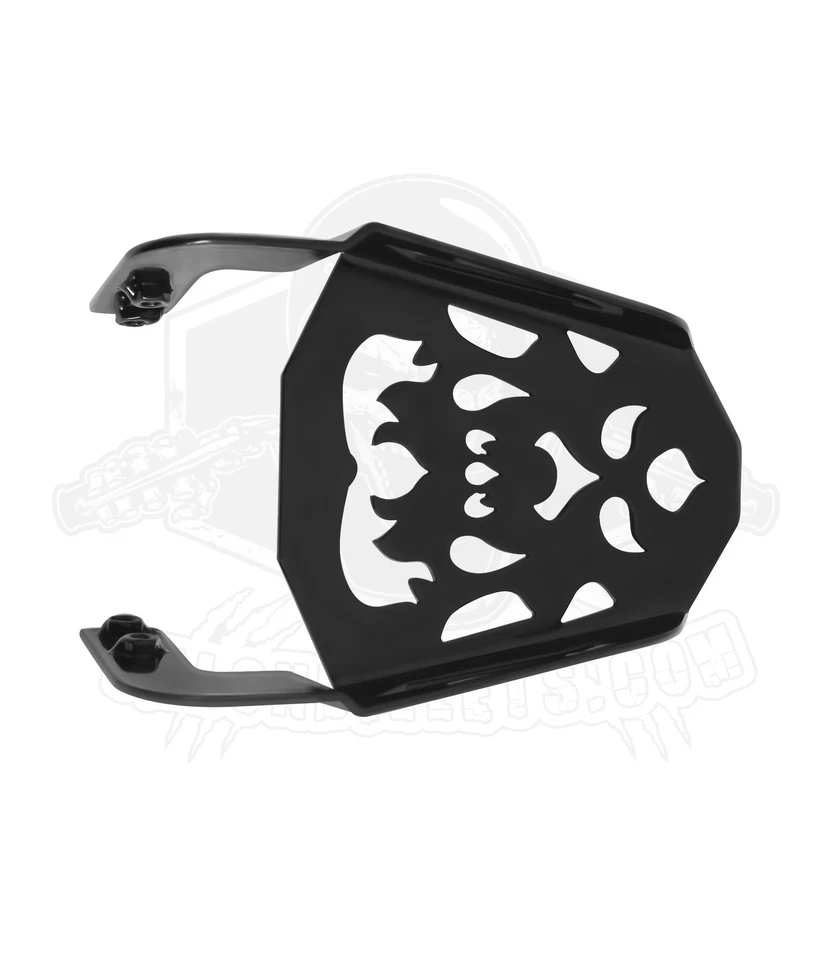 Bagageiro traseiro personalizado para Yamaha 12" Raider SCL encosto de montagem fixa R3 PRETO - Imagem 3 de 4