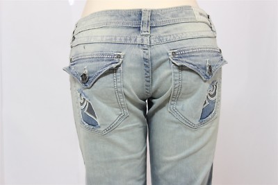 Affliction Women/'s Denim RAQUEL PATCH FLAP JOURNEY DENIM NWT FREE SHIPPING