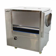 Commercial Brush Roller Peeler Electric Rolling Peeling Cleaning Machine 2hp