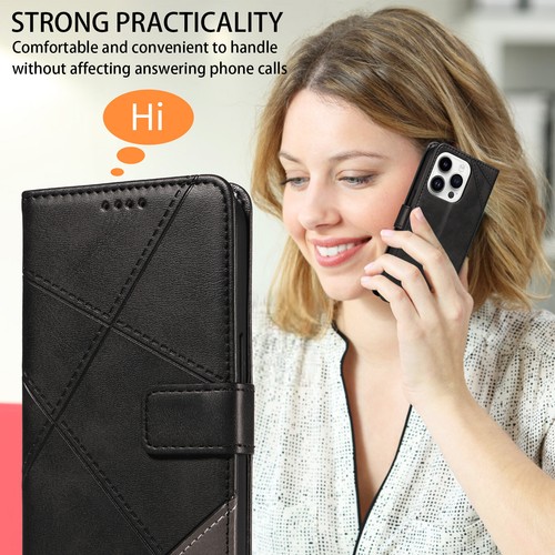 Custodia cellulare flip pelle PU case cover custodia protettiva astuccio bumper guscio portafoglio K5T - Foto 37 di 64
