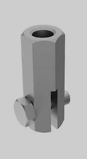 Bose Pro DMROD-ADAPTER-RST Threaded Rod Adapter for DesignMax Pendant Speaker