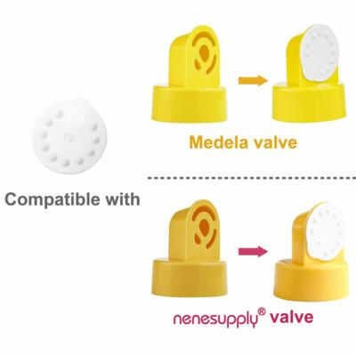 NENESUPPLY Piezas De Bomba Con Bridas De 0.827 In Compatibles Con Bomba Medela En Estilo Maxflow Extractor De Leche Y Personalfit Flex Incluye