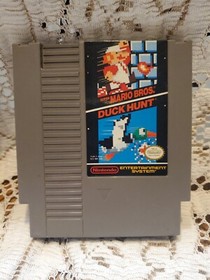 Super Mario Bros Duck Hunt & Iron Sword Wizards & Warriors II (NES, 1985) S4