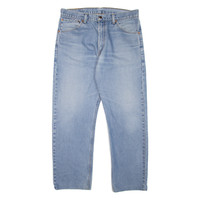 LEVI'S 521 02 Mens Jeans Blue Regular Straight Stone Wash W33 L30