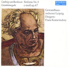 BEETHOVEN Symphony 5 KONWITSCHNY Leipzig GH Eterna 825414 Black Label GD1 NM-