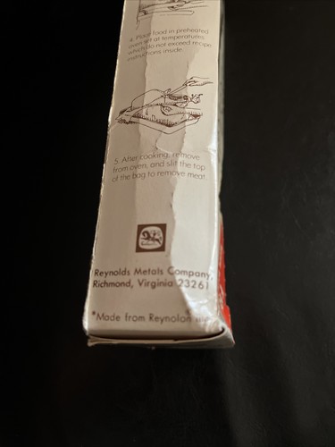 Vintage Reynolds Brown In Bag Cookery 8 Oven Bags 14”x 20” SEALED Free Recipe - Picture 6 of 10