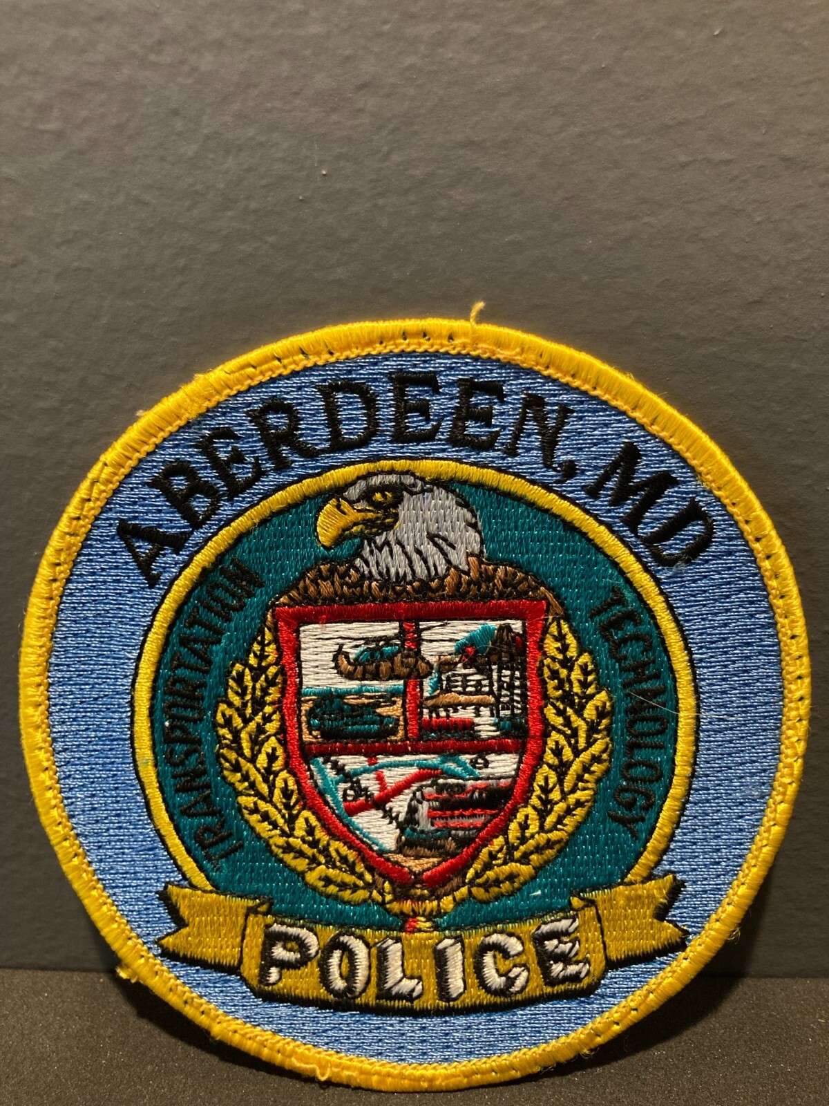 Aberdeen Maryland Police Patch eBay