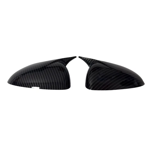 For Chevrolet Aveo/Sonic 2011-2014 Black/Carbon Add-on Side Mirror Cover Cap ABS - Foto 14 di 17