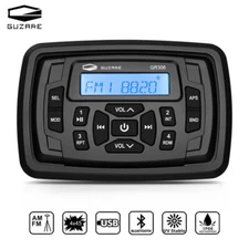 Marine Audio Receiver Bluetooth Waterproof Boat Stereo Radio for ATV UTV RV UV