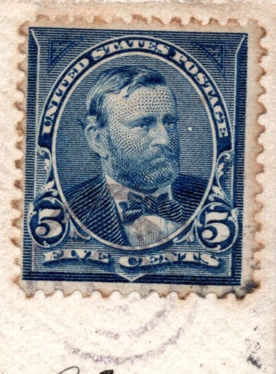 US PHILIPPINES UK 1898 U.S. 5¢ POSTAGE CANCELED MILITARY STATION #1 - Image 2 of 4